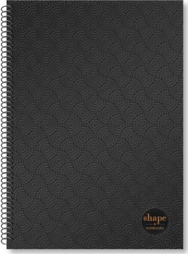 Shape Notebooks Спирална Тетрадка На Райета А4 90 Листове 3 Теми (Различни Дизайни)