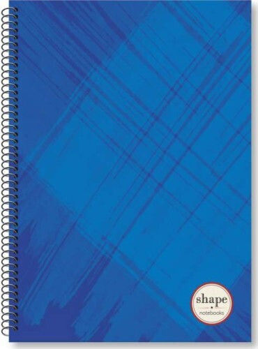 Shape Notebooks Σπιράλ Τετράδιο Ριγέ Β5 60 Φύλλων 2 Θεμάτων (Διάφορα Σχέδια)