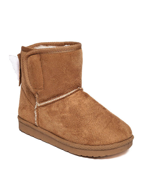 Marikelly Kids Booties Brown