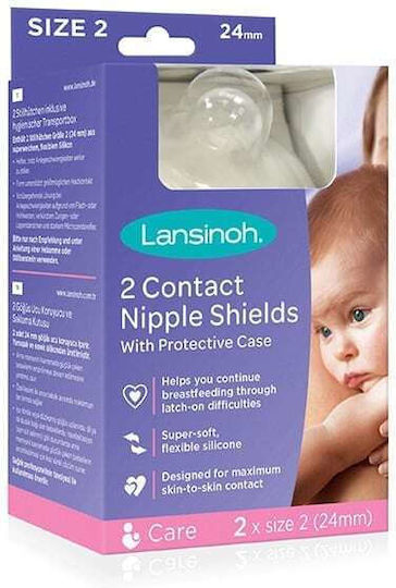 Lansinoh Large Washable Nipple Shields 2 Pieces