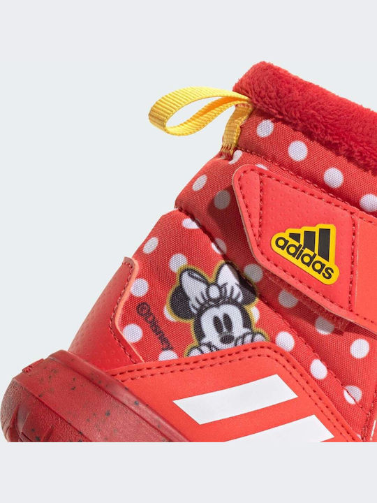 Winterplay x Disney Kids Snow Boots with Velcro Bright Red / Cloud White / Better Scarlet