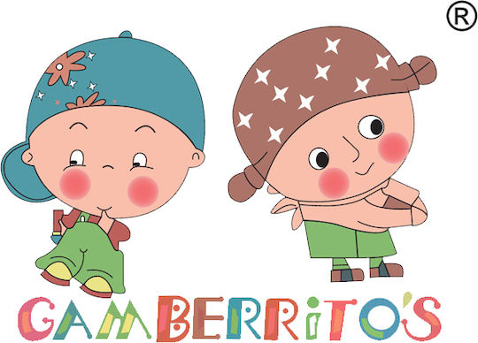 Gamberritos Kids Прегръщащи Пелени от Муселин Светлосин 80x80см. 3бр