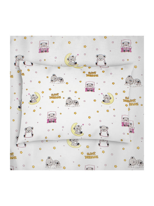 Dimcol bebe Baby Cotton Pillowcase Multicolour 35x45cm