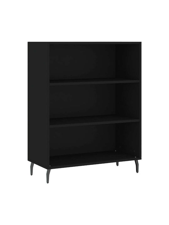 Shelf Floor Black 69.5x32.5x90cm