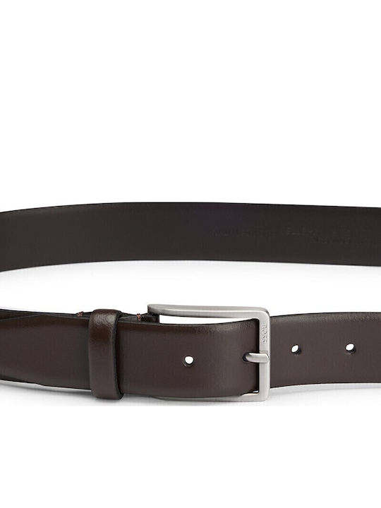 Boss Erman Men's Belt Leather Brown Boss Erman Men's Belt Leather Brown