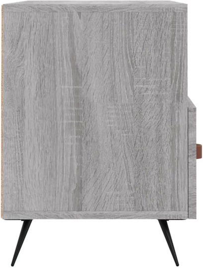 vidaXL TV-Ständer Grau M80xP36xH50cm