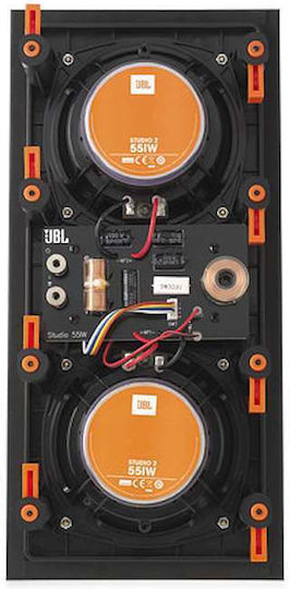 Studio 2 55IW Εντοιχιζόμενο Ηχείο 120W (Τεμάχιο) Μαύρο STUDIO255IW