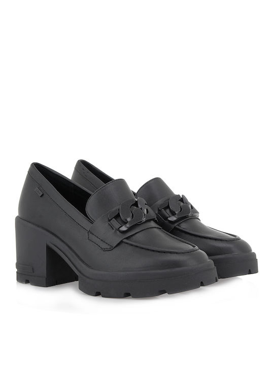 S.Oliver Synthetic Leather Black Heels