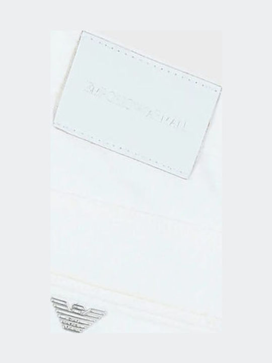 Men's Jeans Pants with Slim Fit White