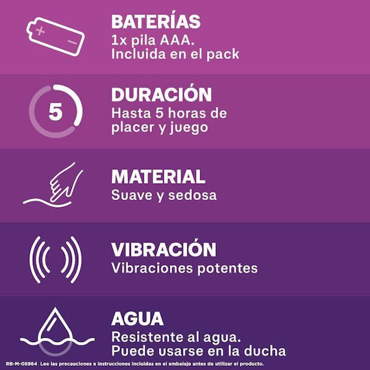 Durex Intense Orgasmic Pure Pleasure Δονητής Bullet 9cm Purple