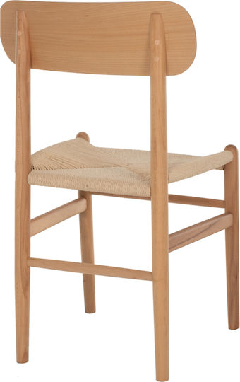 Helsinki Dining Room Wooden Chair Natural 46.5x41x80cm