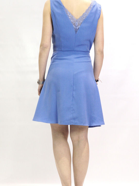 Vero Moda Mini Evening Dress with Lace Siel