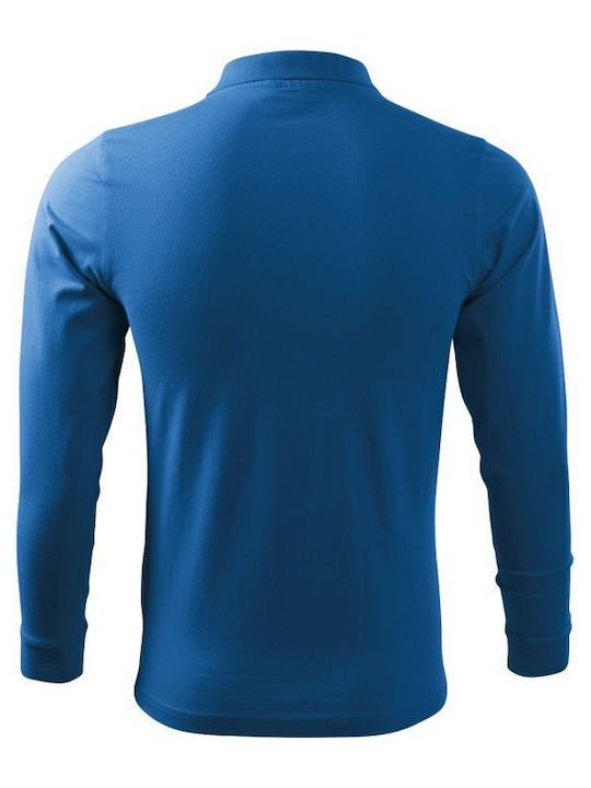 Malfini Men's Long Sleeve Promotional Blouse Blue