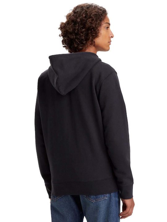 Levi's Original Men's Sweatshirt Jacket with Hood Black