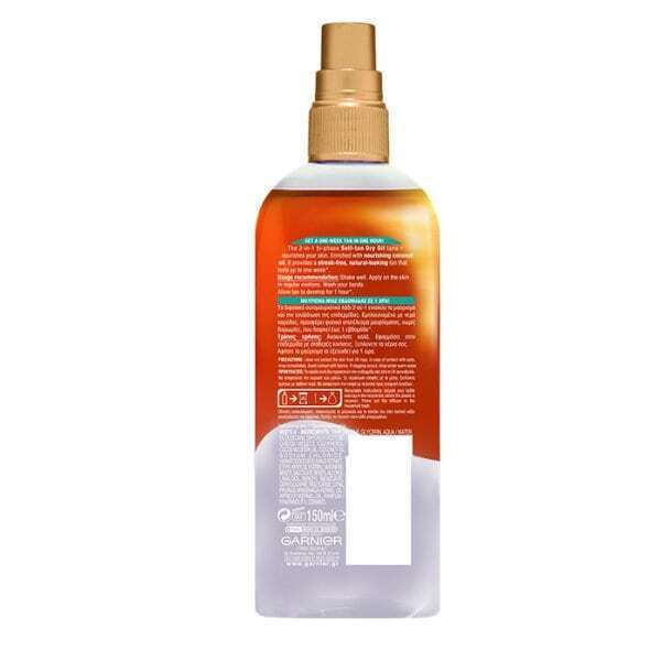 Garnier Ambre Solaire Natural Bronzer Dry Self Tanning Lotion Σώματος