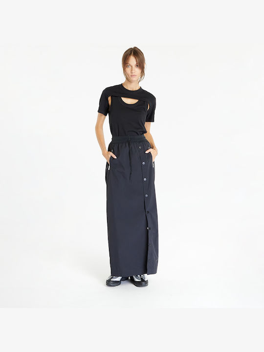 Sportswear Ψηλόμεση Maxi Φούστα Μαύρη