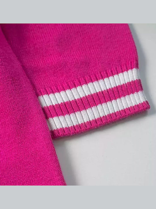 Rochie-bluză pentru copii Cu mânecă lungă Fuchsia