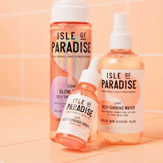 Isle of Paradise Glow Clear Self Tanning Mousse Σώματος Light Light 200ml