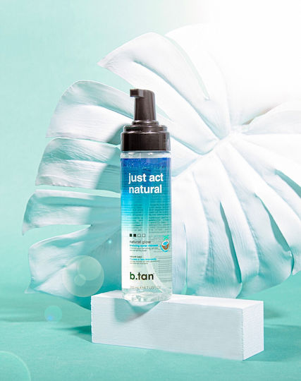 B.Tan Just Act Natural Autobronzant Mousse Corp 200ml