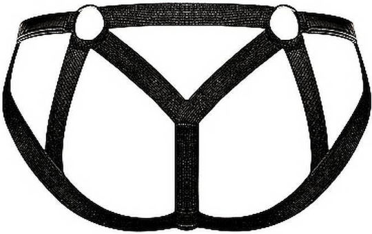 Malepower Ανδρικό Εσώρουχο Jockstrap Μαύρο