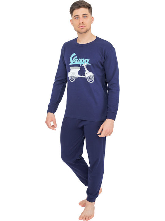 Nina Club Kids Nightwear Winter Blue Top & Bottom Set