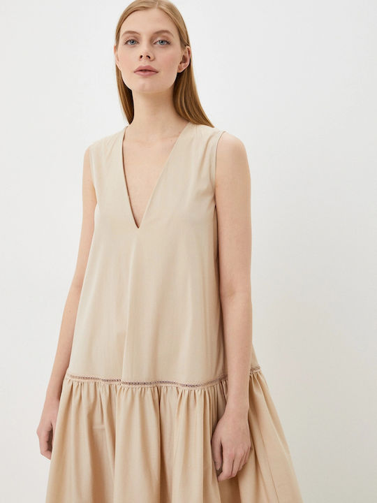DRESS Καλοκαιρινό Maxi Φόρεμα Μπεζ