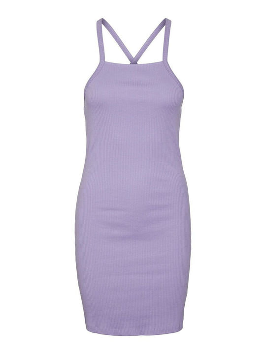 Noisy May Summer Mini Dress Purple