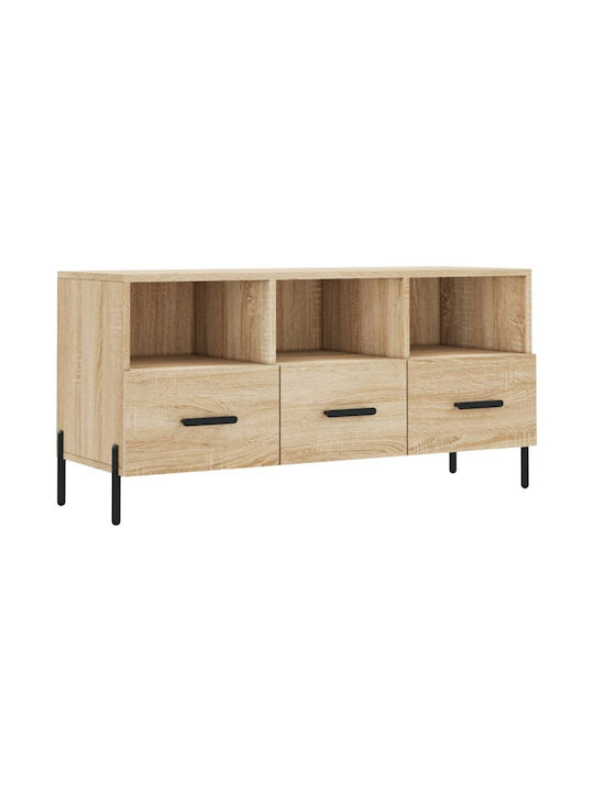 TV Stand Wooden Beige L102xW36xH50cm