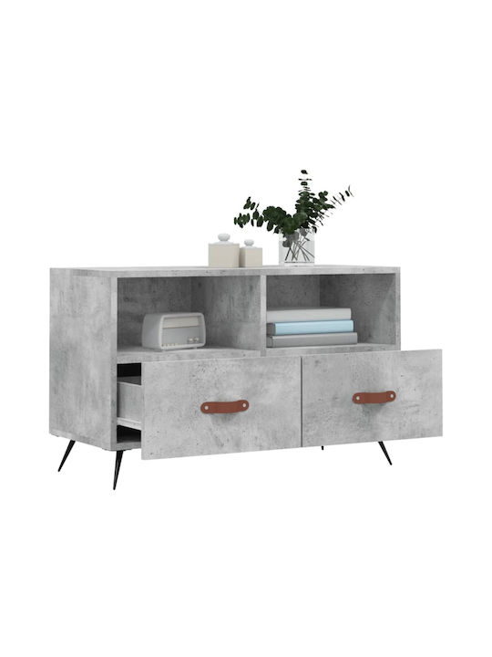 vidaXL TV Stand Gray M80xD36xH50cm