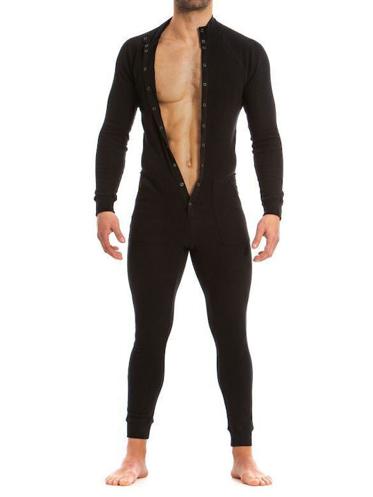 Modus Vivendi Men's Winter Pajamas Set Black