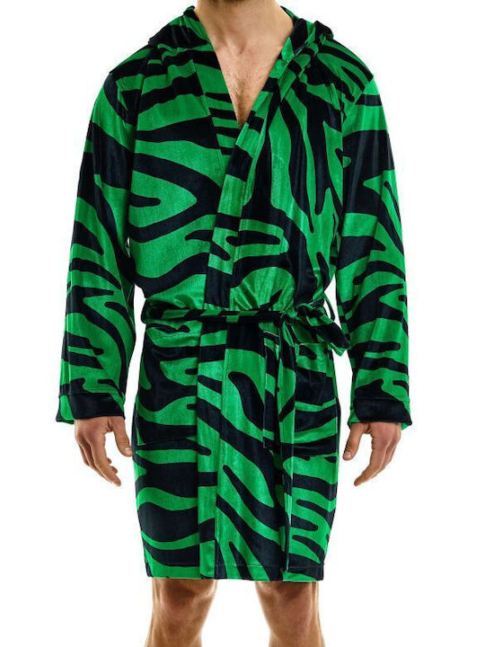 Modus Vivendi Men's Winter Pajama Robe Green