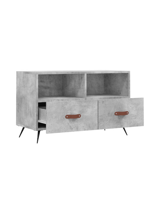vidaXL TV Stand Gray M80xD36xH50cm