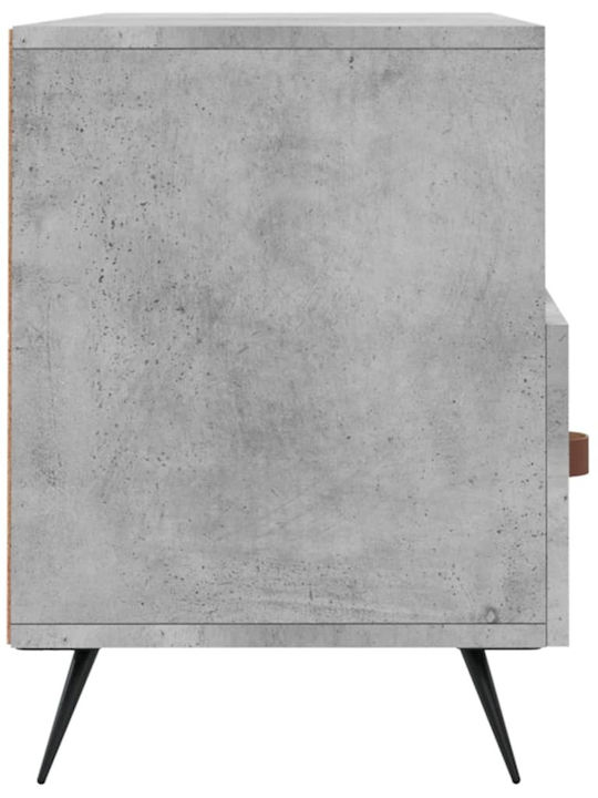 vidaXL TV-Ständer Grau M102xP36xH50cm