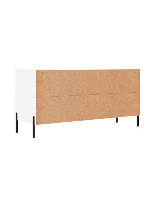 Έπιπλο Τηλεόρασης Λευκό Μ102xΠ36xΥ50cm