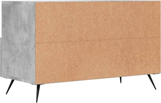 vidaXL TV-Ständer Grau M80xP36xH50cm