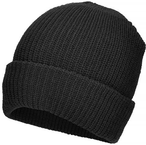 Knitted Beanie Cap Black