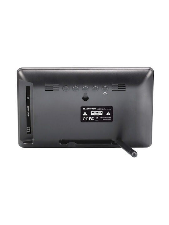 AgfaPhoto Ψηφιακή Κορνίζα LED 7" Ανάλυσης 1024x600 Μαύρη APF700