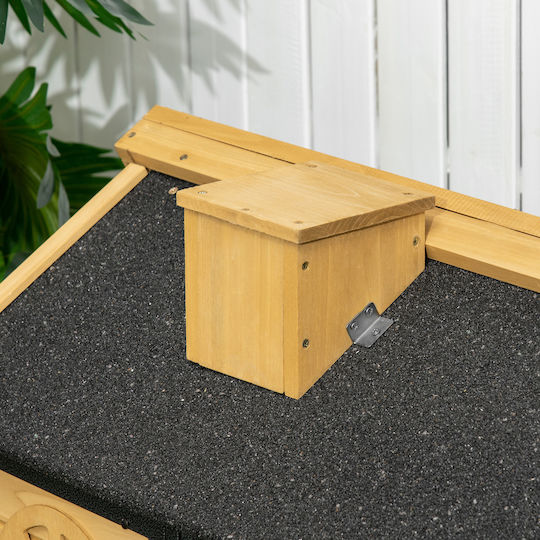 Pawhut 2-Stock Tannen Nagerkäfig 120x55,5x80cm