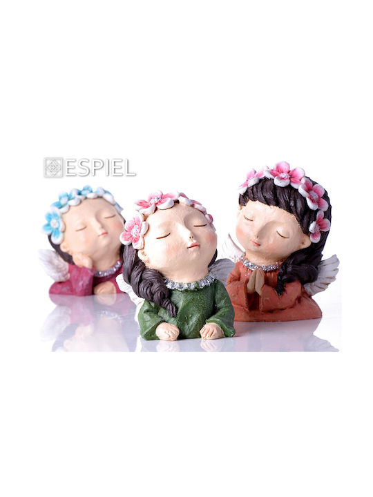 Espiel Decorativ Statuetă din Polirășină Νεράιδα 18x17x16cm 1buc