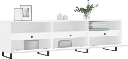 White TV Stand L150xD30xH44.5cm