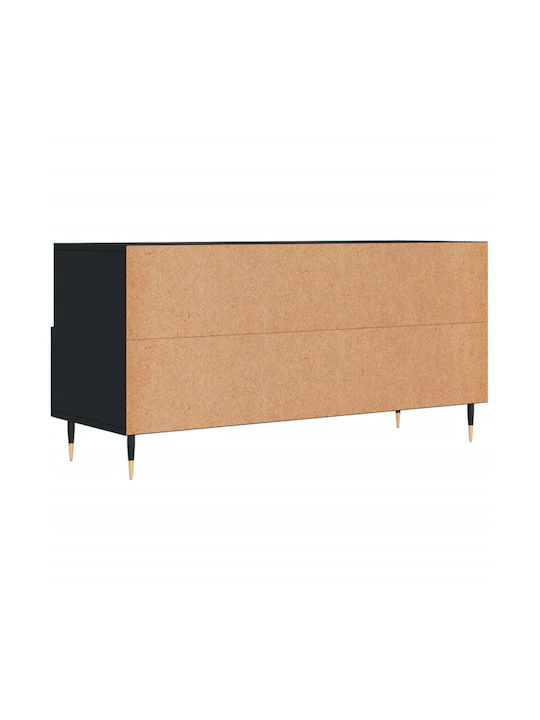 Έπιπλο Τηλεόρασης Μαύρο Μ102xΠ36xΥ50cm