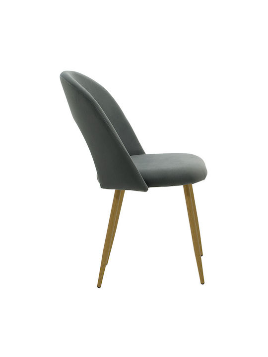 Jonah Dining Room Velvet Chair Anthracite 71x68x54cm