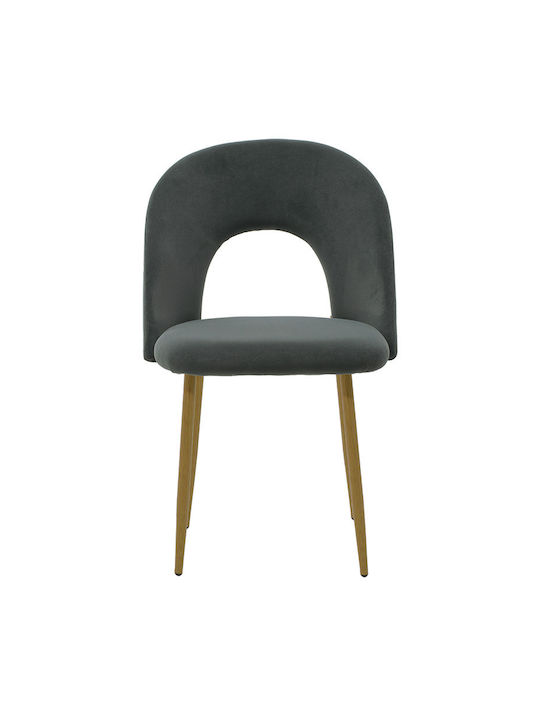 Jonah Dining Room Velvet Chair Anthracite 71x68x54cm