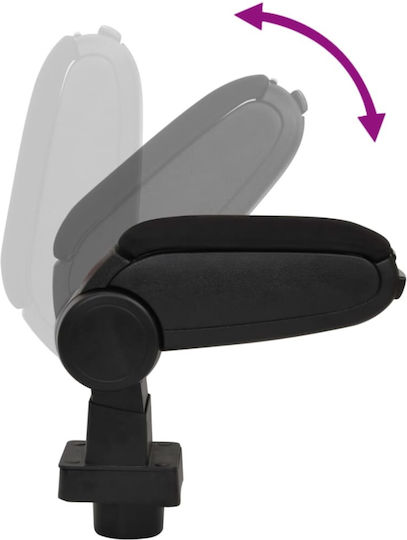 vidaXL Car Armrest for Citroen C4 Black