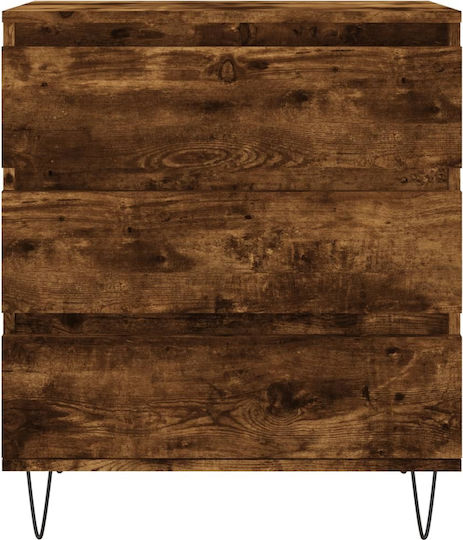 Wooden Chest of Drawers with 3 Drawers 60x35x70cm