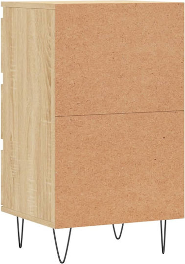Wooden Chest of Drawers with 3 Drawers 40x35x70cm