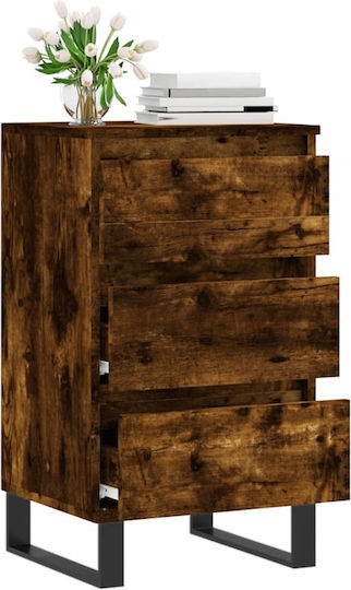 Wooden Chest of Drawers with 3 Drawers 40x35x70cm