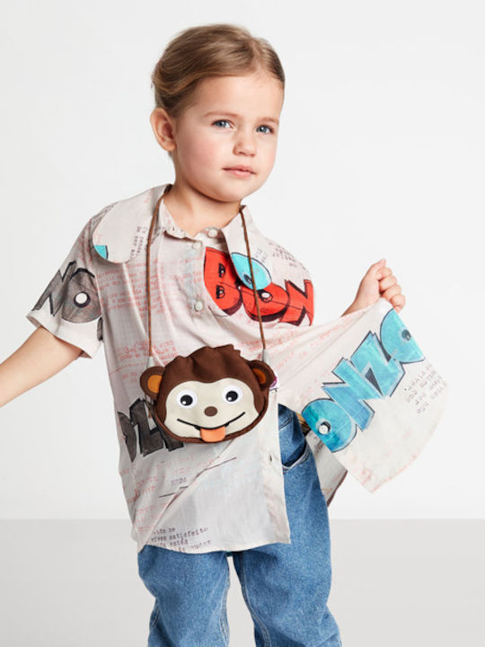 Affenzahn Kinder Rucksack Umhängetasche Braun 10cmx3cmcm