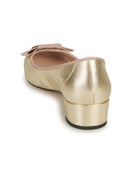 Women's Gold Ballerina Shoes