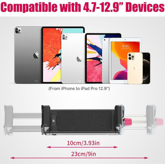 Ulanzi T-Pad III Βάση Tablet με Βραχίονα έως 9" σε Μαύρο χρώμα